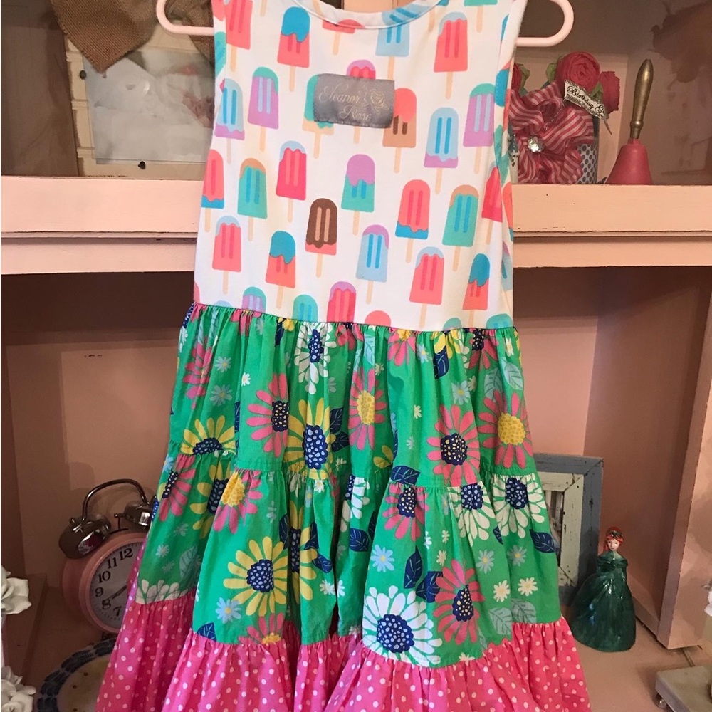 Elanore Rose floral popsicle dress